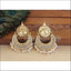 Antique Gold Plated Temple Earrings M2926