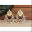 Antique Gold Plated Temple Earrings M2927