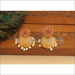 Designer Antique Pearl Earrings M2870 - Earrings