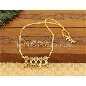 Designer CZ Black necklace set M936 - Necklace Set