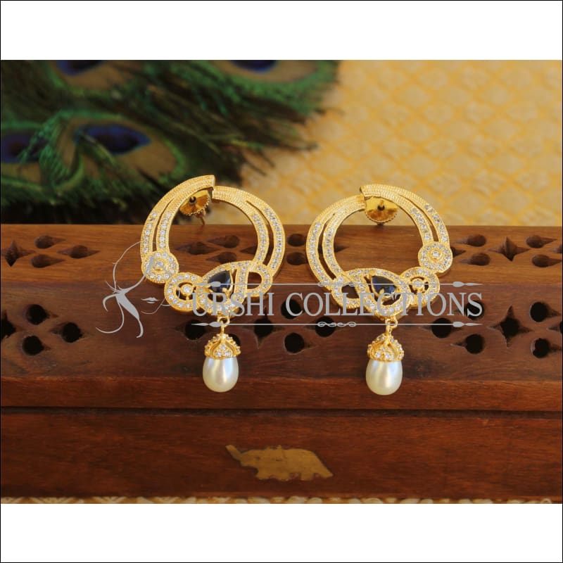 Designer CZ Earrings M381 - EARRINGS