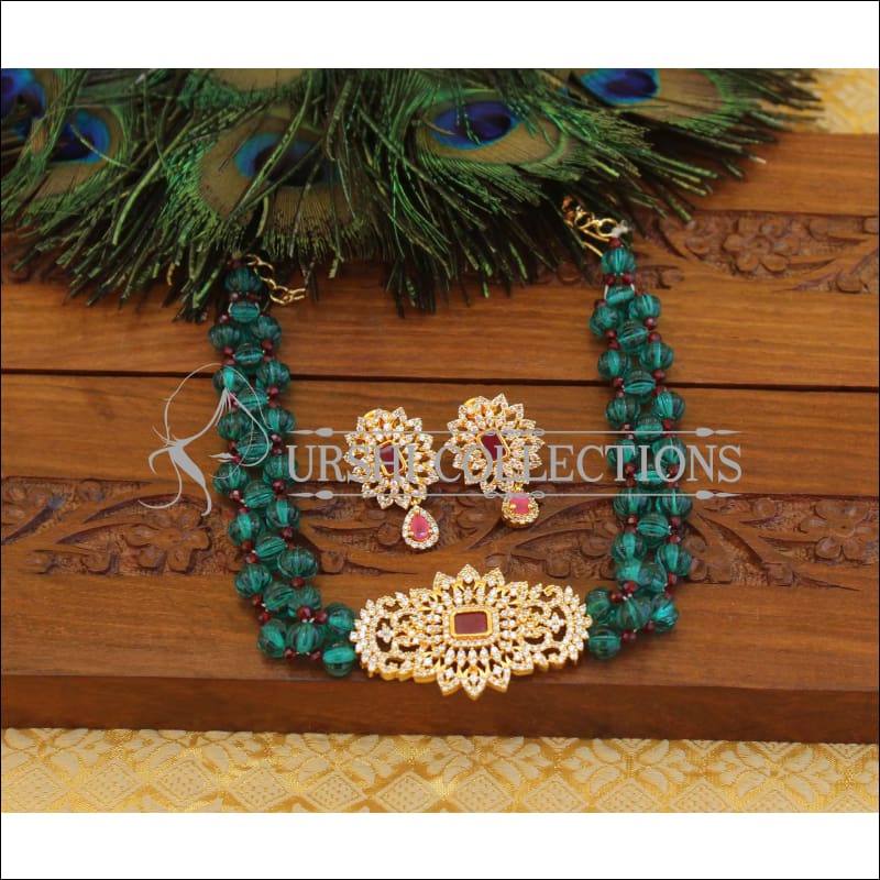 Designer CZ Handmade necklace set M770 - Necklace Set