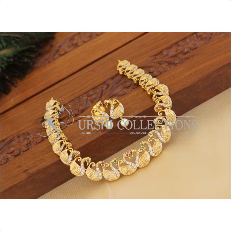 Designer CZ Necklace M1219 - Necklace Set