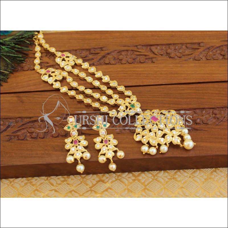 Designer CZ Necklace set M1209 - Necklace Set