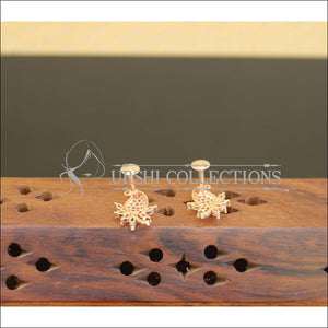 Designer CZ Rose Gold Earrings M2679 - Earrings