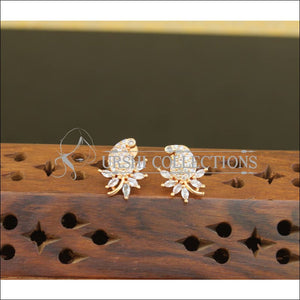 Designer CZ Rose Gold Earrings M2679 - Earrings