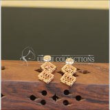 Designer CZ Rose Gold Earrings M2680 - Earrings