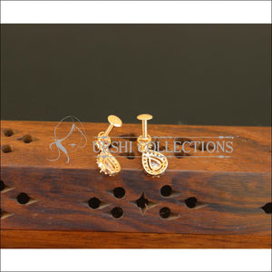 Designer CZ Rose Gold Earrings M2681 - Earrings