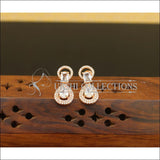 Designer CZ Rose Gold Earrings M2694 - Earrings