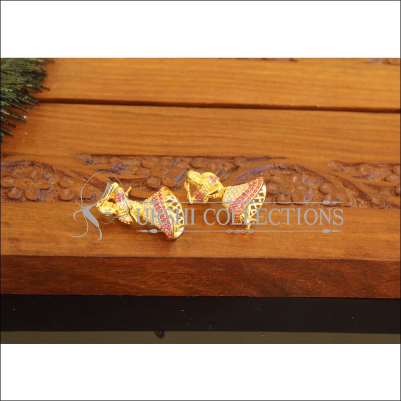 Designer CZ Stone Dancing Doll Earrings M2290