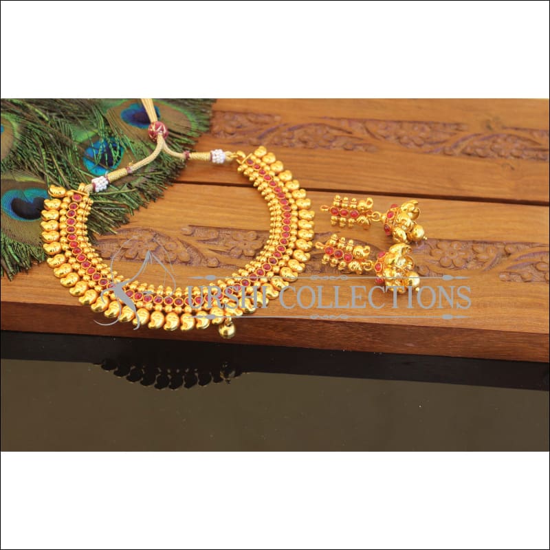 Designer Geru Polish Mango Necklace Set M2424 - Necklace Set