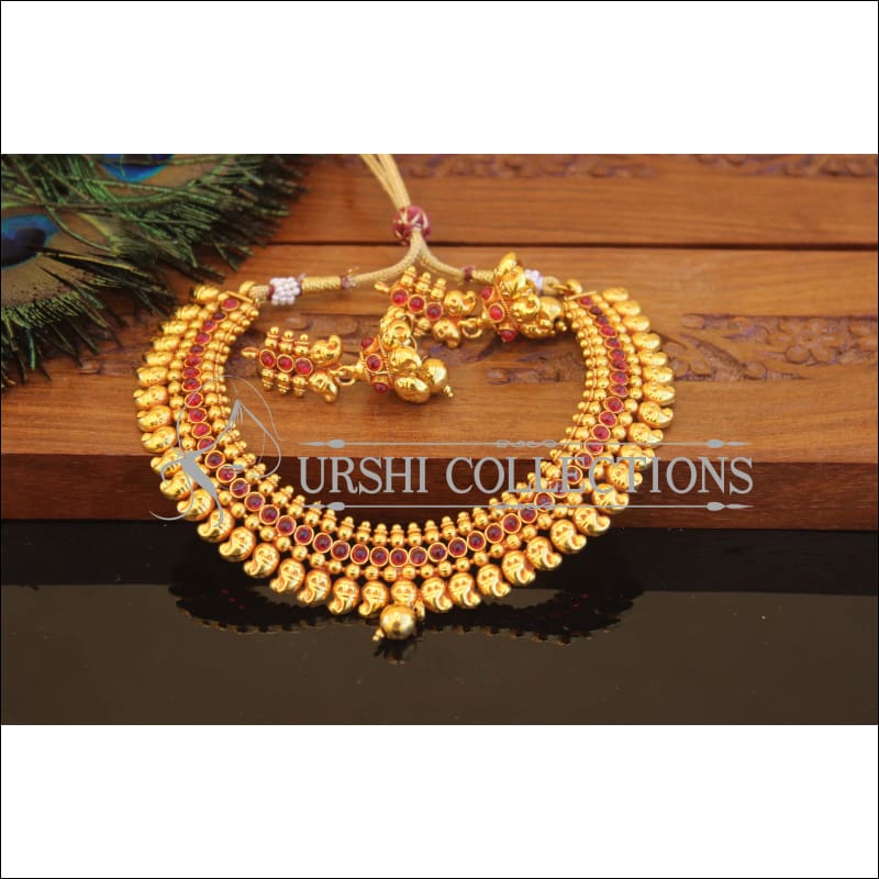 Designer Geru Polish Mango Necklace Set M2424 - Necklace Set