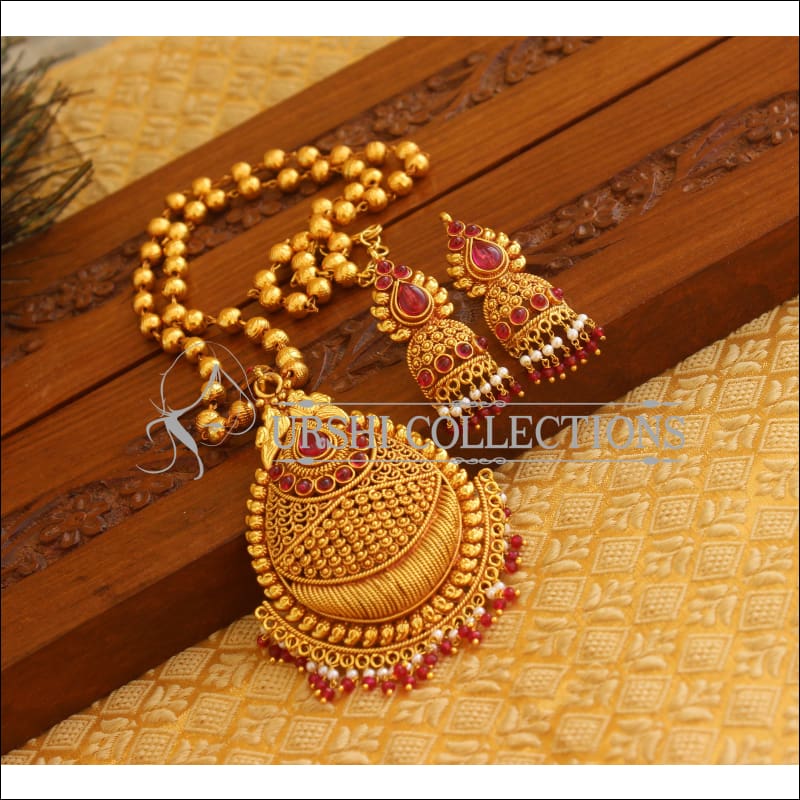 Designer Geru Polish Necklace Set M1821 - Necklace Set