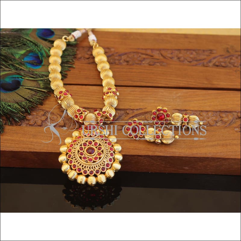 Designer Geru Polish Necklace Set M2423 - Necklace Set