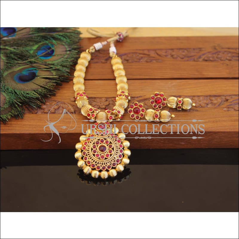 Designer Geru Polish Necklace Set M2423 - Necklace Set