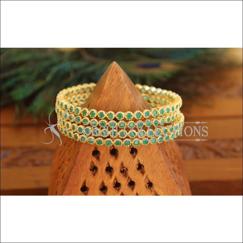 Designer Gold Plated Bangles M1715 - 2.6 - Bangles