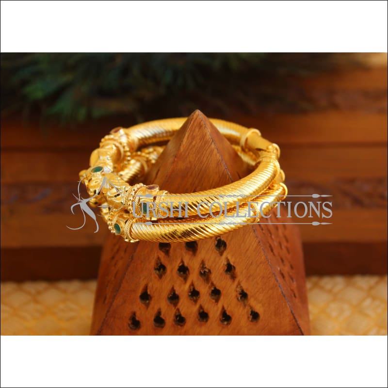 Designer Gold Plated Bangles M1750 - 2.6 - Bangles