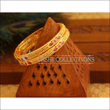 Designer Gold Plated Bangles M1795 - 2.4 - Bangles