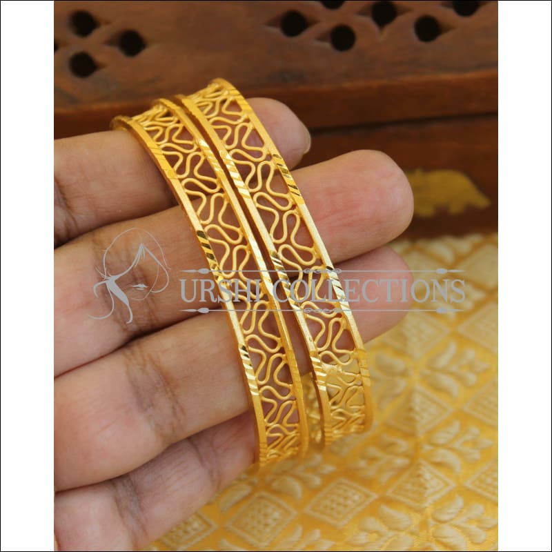 Designer Gold plated bangles M797 - 2.4 - Bangles