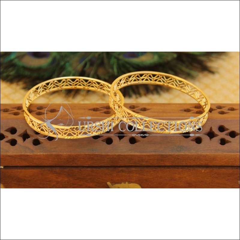 Designer Gold plated bangles M797 - Bangles