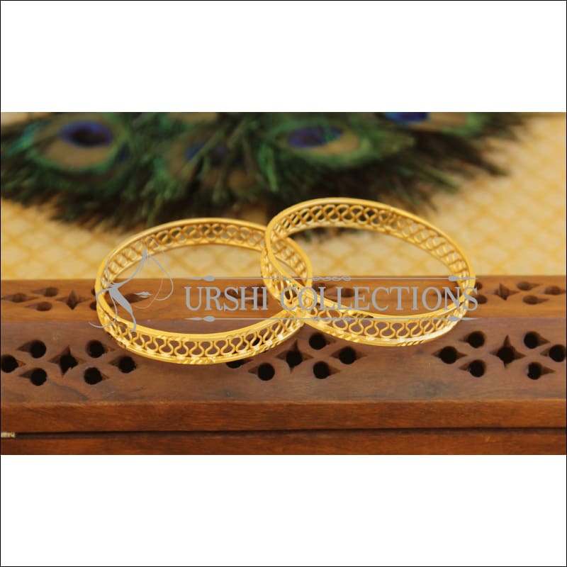 Designer Gold plated bangles M800 - Bangles