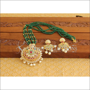 Designer Gold plated Beads Necklace Set M2226