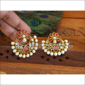 Designer Gold Plated ChandBali Earrings M2906 - Earrings