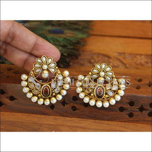 Designer Gold Plated ChandBali Earrings M2907 - EARRINGS