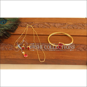 Designer Gold Plated Combo Set M3038 - Necklace Set