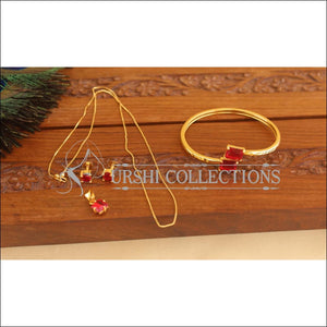 Designer Gold Plated Combo Set M3038 - Necklace Set