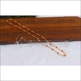 Designer Gold Plated Coral Chain M2960 - Necklace Set