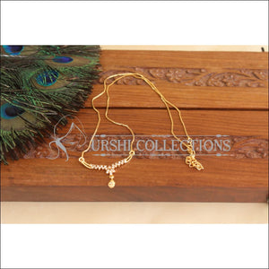 Designer Gold Plated CZ Chain M2987 - Necklace Set