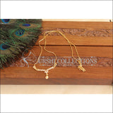 Designer Gold Plated CZ Chain M2987 - Necklace Set