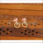 Designer Gold plated CZ earrings M2261