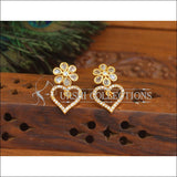 Designer Gold Plated CZ Earrings M3040 - EARRINGS