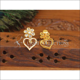 Designer Gold Plated CZ Earrings M3040 - EARRINGS