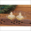 Designer Gold Plated CZ Earrings M3045