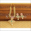 Designer Gold Plated CZ Mango Necklace Set M1971