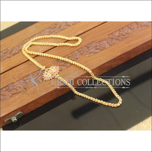 Designer Gold Plated CZ Moppu Chain M2733 - Necklace Set