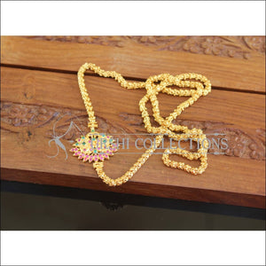 Designer Gold Plated CZ Moppu Chain M2734 - Moppu chain