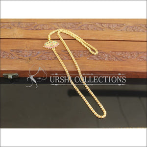 Designer Gold Plated CZ Moppu Chain M2734 - Moppu chain