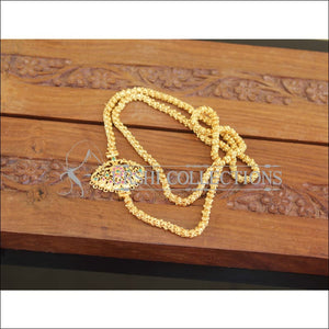 Designer Gold Plated CZ Moppu Chain M2741 - Moppu chain