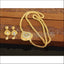 Designer Gold Plated CZ Moppu Chain Set M2745