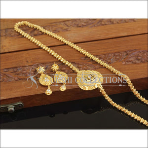 Designer Gold Plated CZ Moppu Chain M2745 - Moppu chain