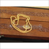 Designer Gold Plated CZ Moppu Chain M2751 - Moppu chain