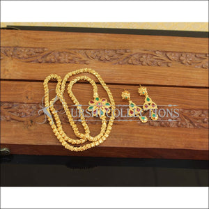 Designer Gold Plated CZ Moppu Chain M2756 - Moppu chain