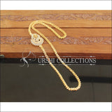 Designer Gold Plated CZ Moppu Chain M2765 - Moppu chain