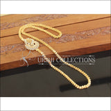 Designer Gold Plated CZ Moppu Chain M2765 - Moppu chain