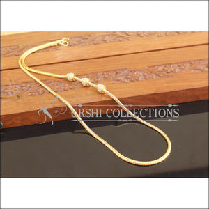 Designer Gold Plated CZ Moppu Chain M2771 - Moppu chain