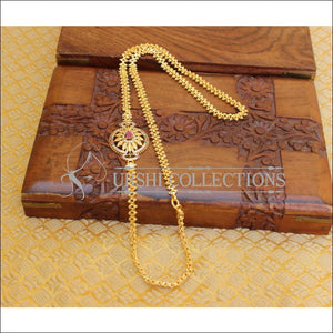 DESIGNER GOLD PLATED CZ MOPPU CHAIN UTV832 - Moppu chain